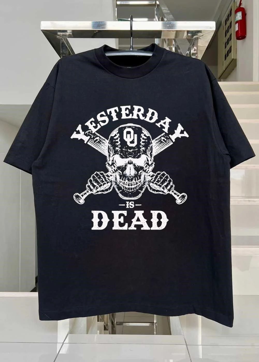 Yesterday Is Dead Oklahoma Sooners Skull shirt