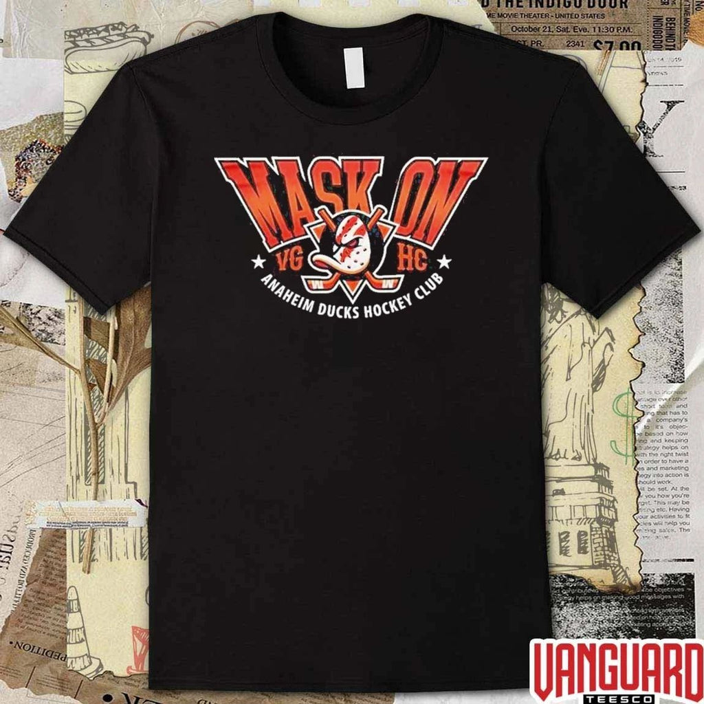 Anaheim Ducks Hockey Club 2026 Playoffs Mask On t-shirt