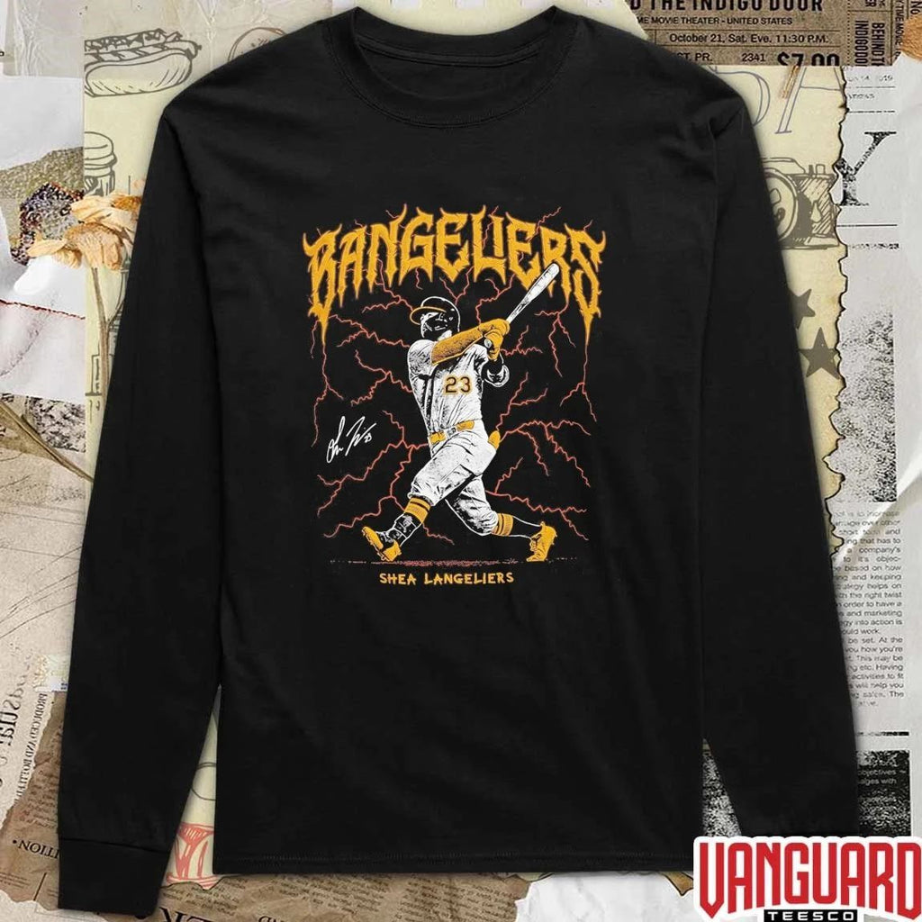 Jacob Wilson Shea Langeliers Bangeliers Athletics MLB Signature t-shirt