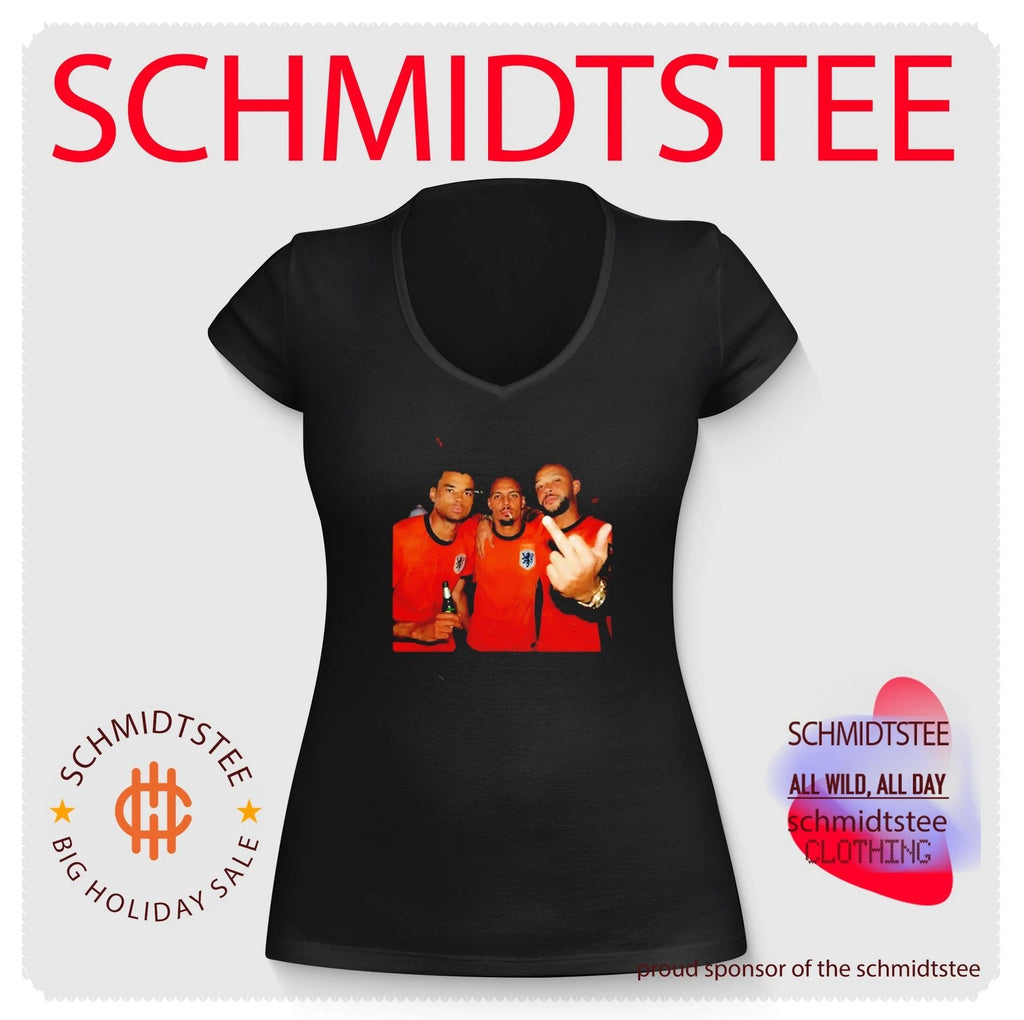 Cody Gakpo Steven Bergwijn and Memphis Depay Netherlands National Football Team middle finger shirt