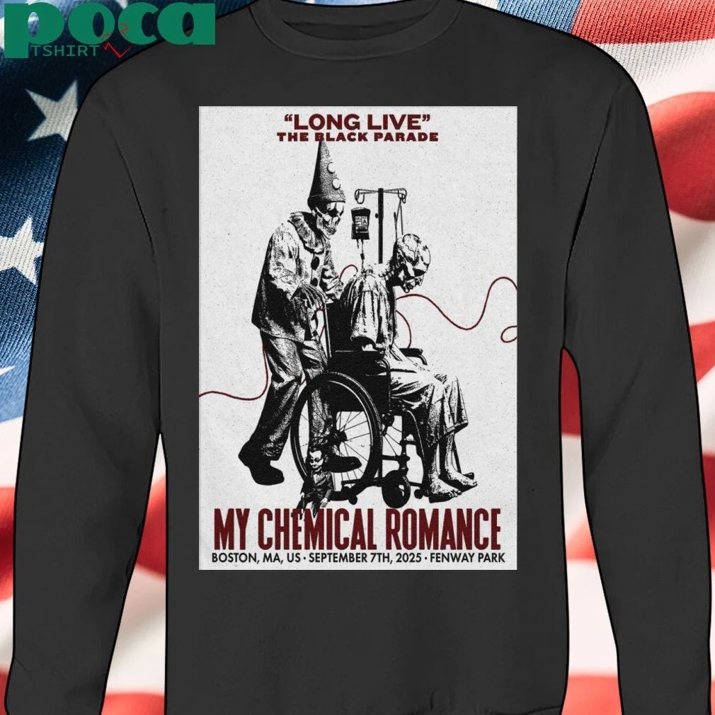 My Chemical Romance in Boston 9 7 25 Poster T-shirt