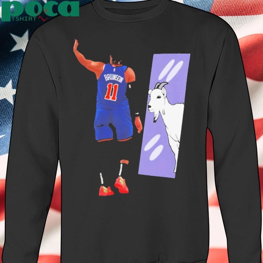 Jalen Brunson GOAT Mirror Shirt