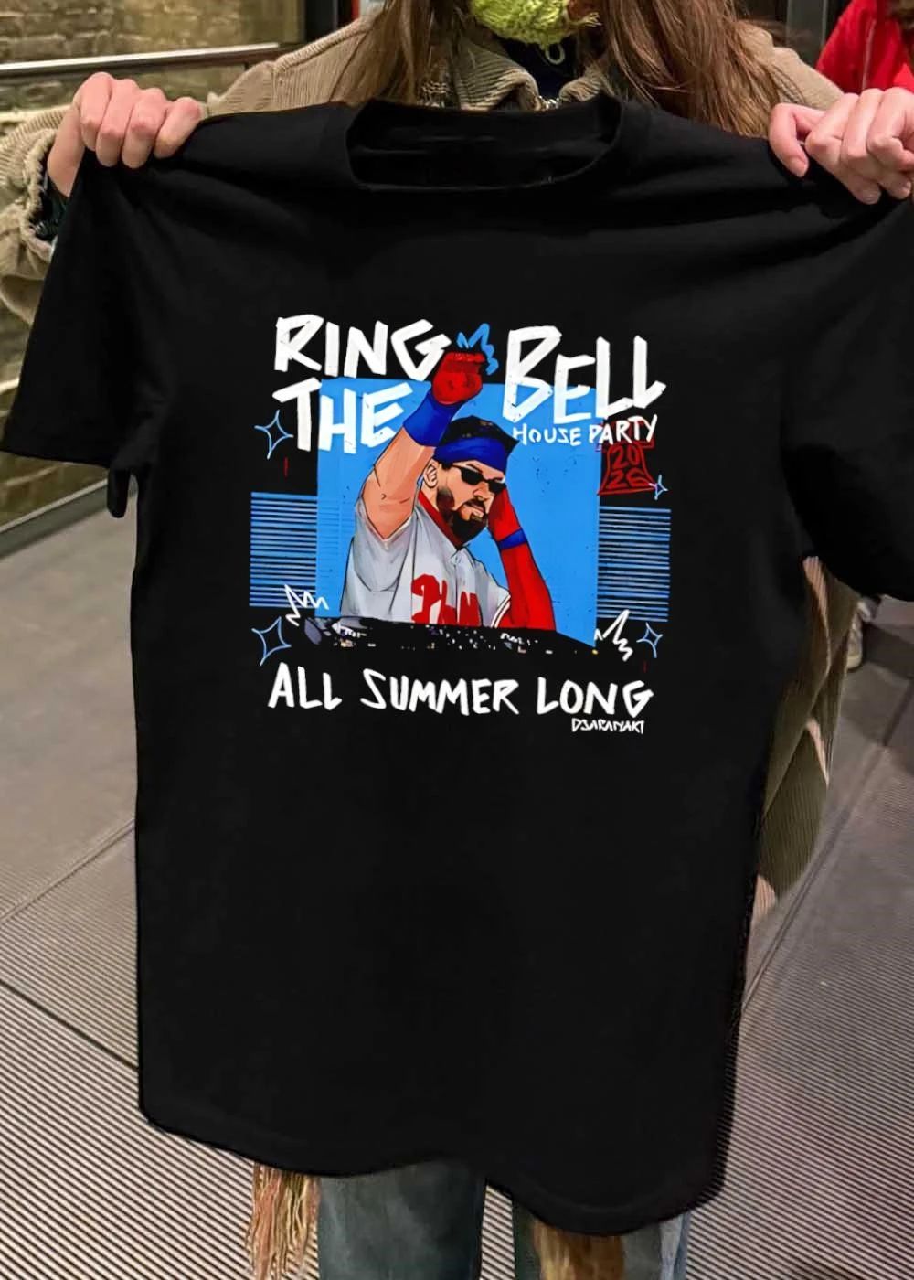 Ring The Bell Phillies 2020 House Party All Summer Long DJ Shirt