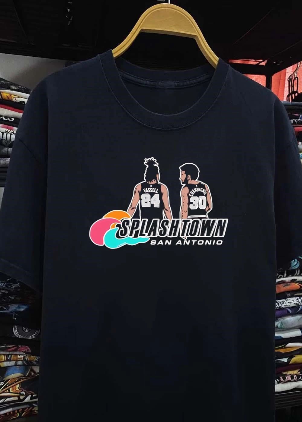 San Antonio Spurs Splashtown Devin Vassell Julian Champagnie T-Shirt