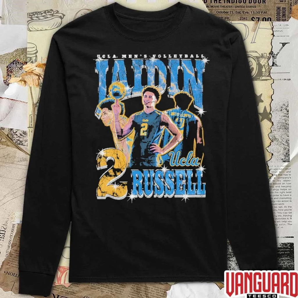 Jaidin Russell UCLA Bruins Pop Up Shop Now Volleyball 90’s graphic t-shirt