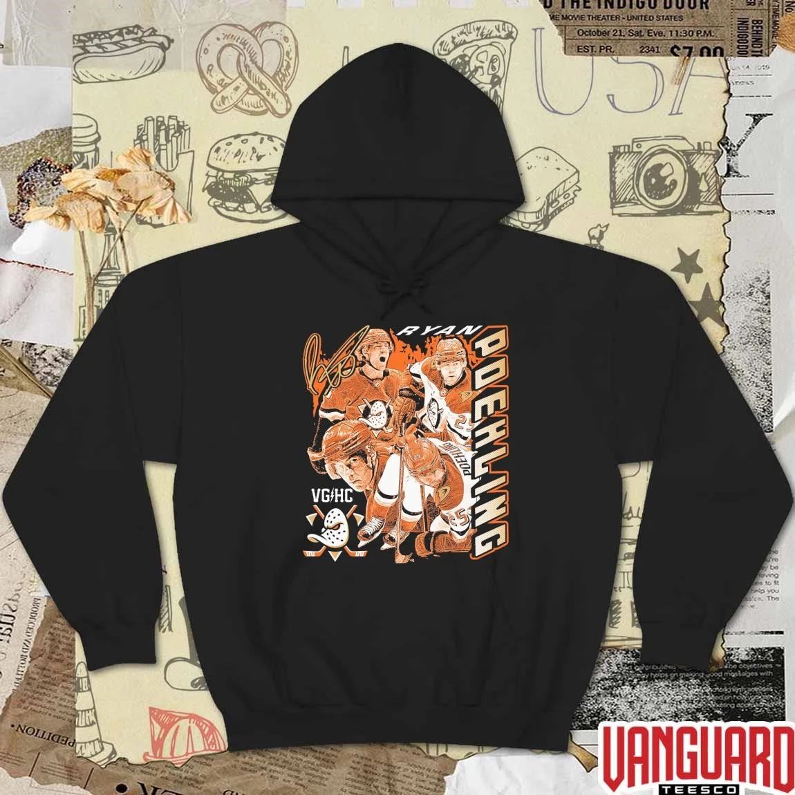 Ryan Poehling Poehling All Effort Anaheim Ducks NHL t-shirt