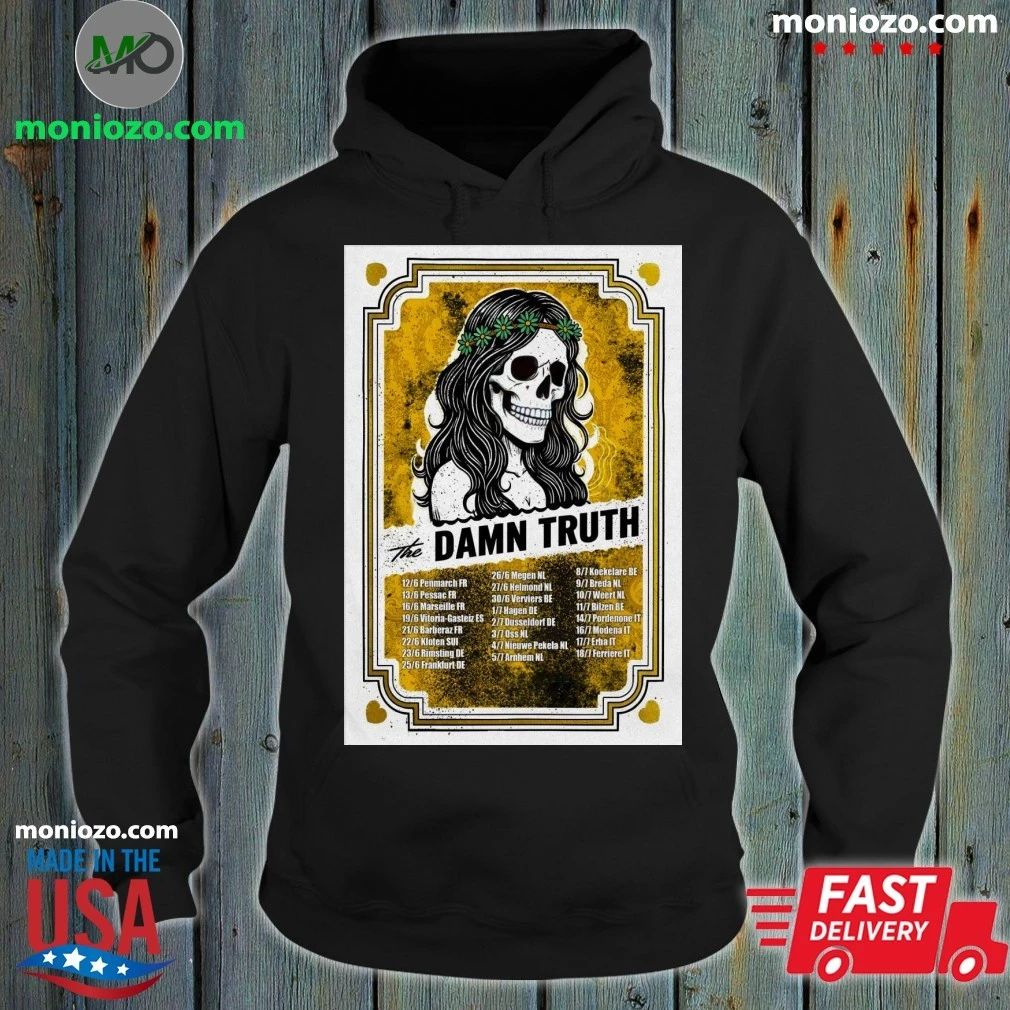 The Damn Truth Europe 2026 Tour Poster Shirt – Perfect Gift for Men & Women