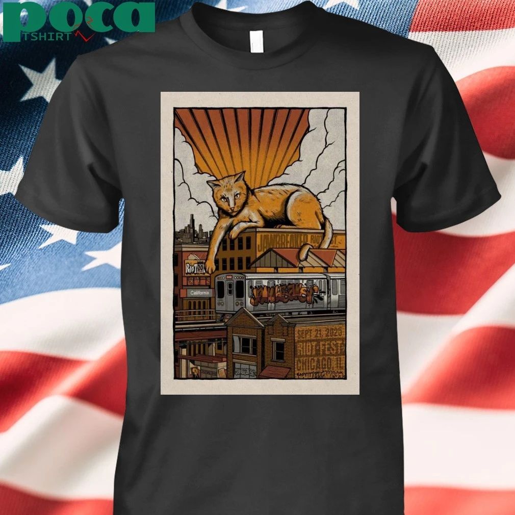 Jawbreaker Douglass Park Chicago Concert Sept 21 2025 Poster T-shirt