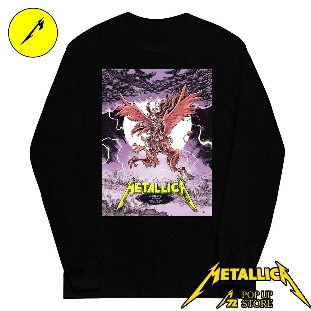 Metallica M72 Budapest Night 2 T-Shirt – June 13 Puskás Aréna, Hungary