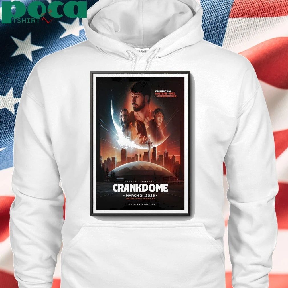 Poster CRANKDAT Mar 21 2026 Tacoma Dome shirt