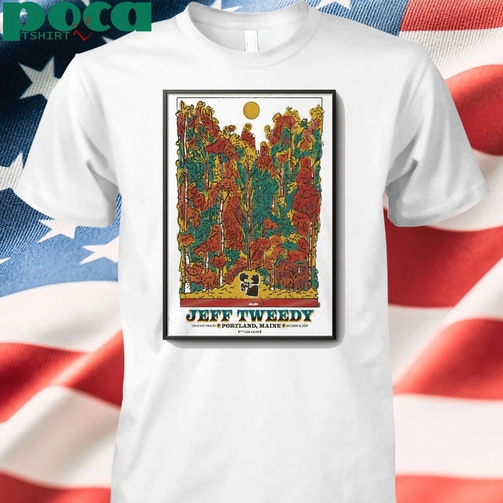 Jeff Tweedy Oct 16 2025 State Theatre in Portland Maine Poster shirt