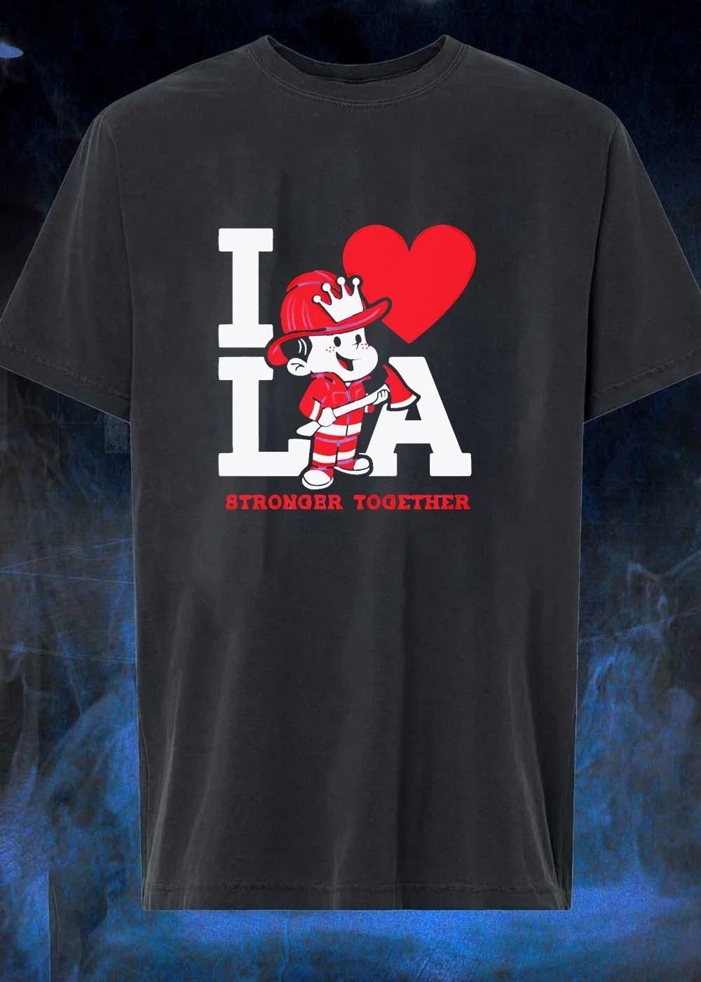 LA fires stronger together shirt