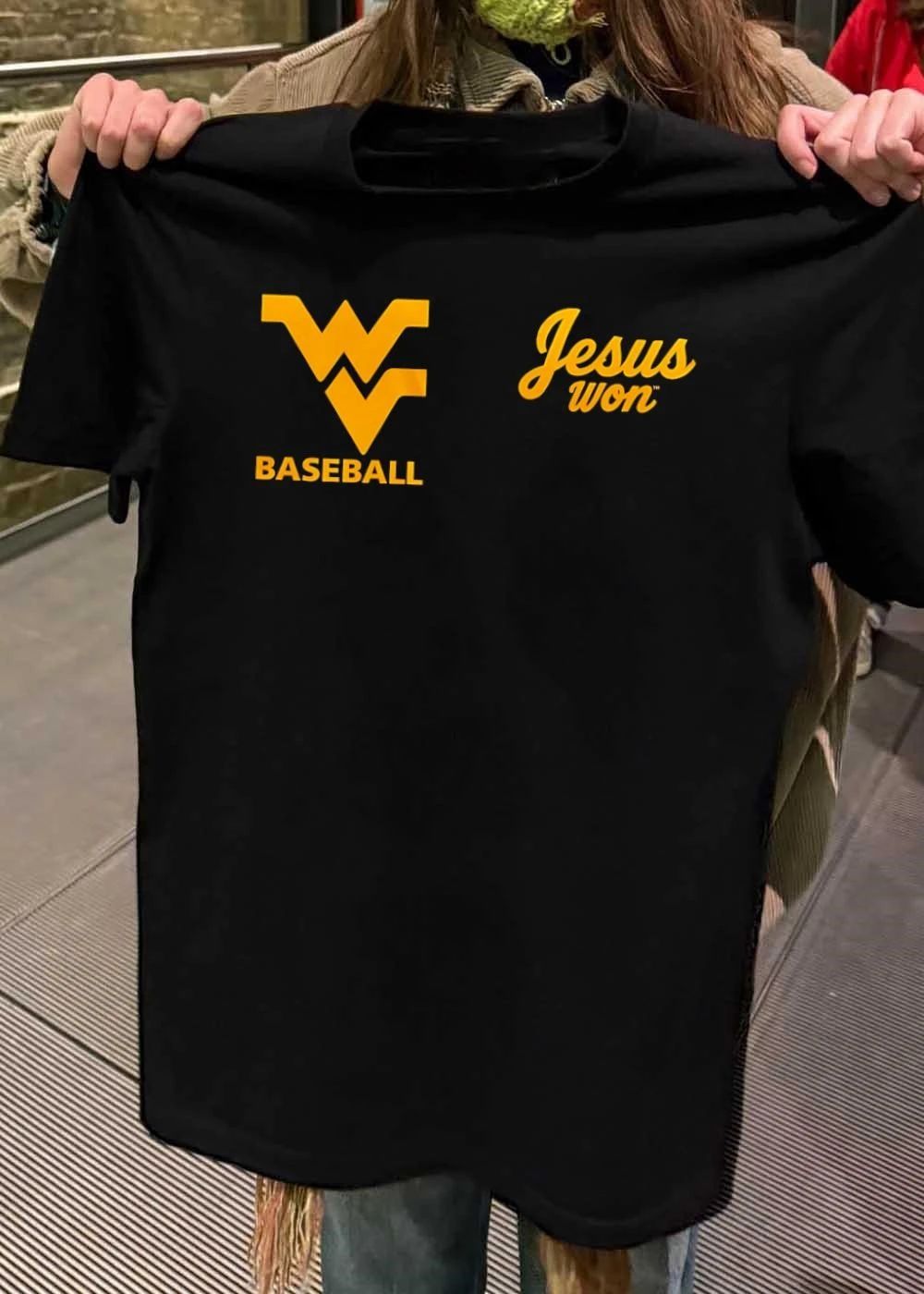 Jesus Won WV Baseball T-Shirt