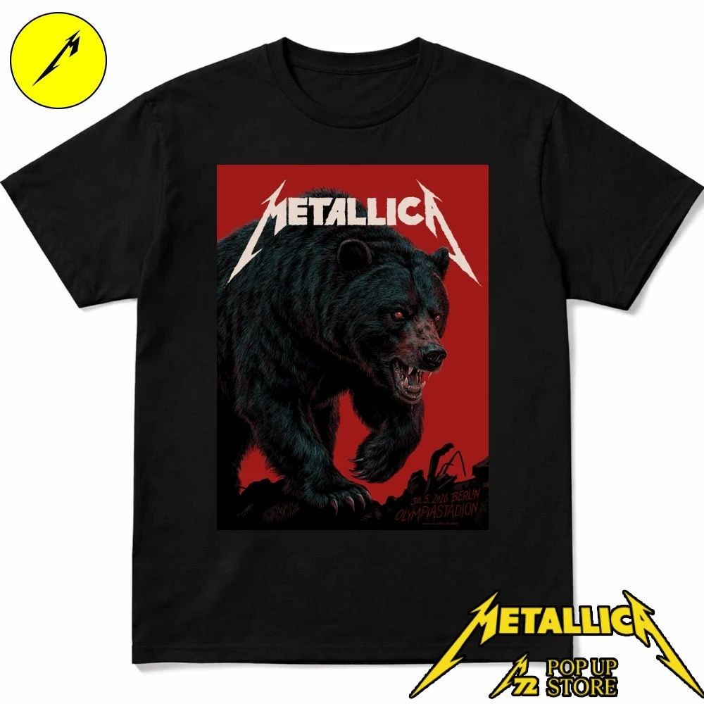 Metallica M72 Berlin Pop Up Shop May 30, 2026 Poster By Janta Island T-Shirt