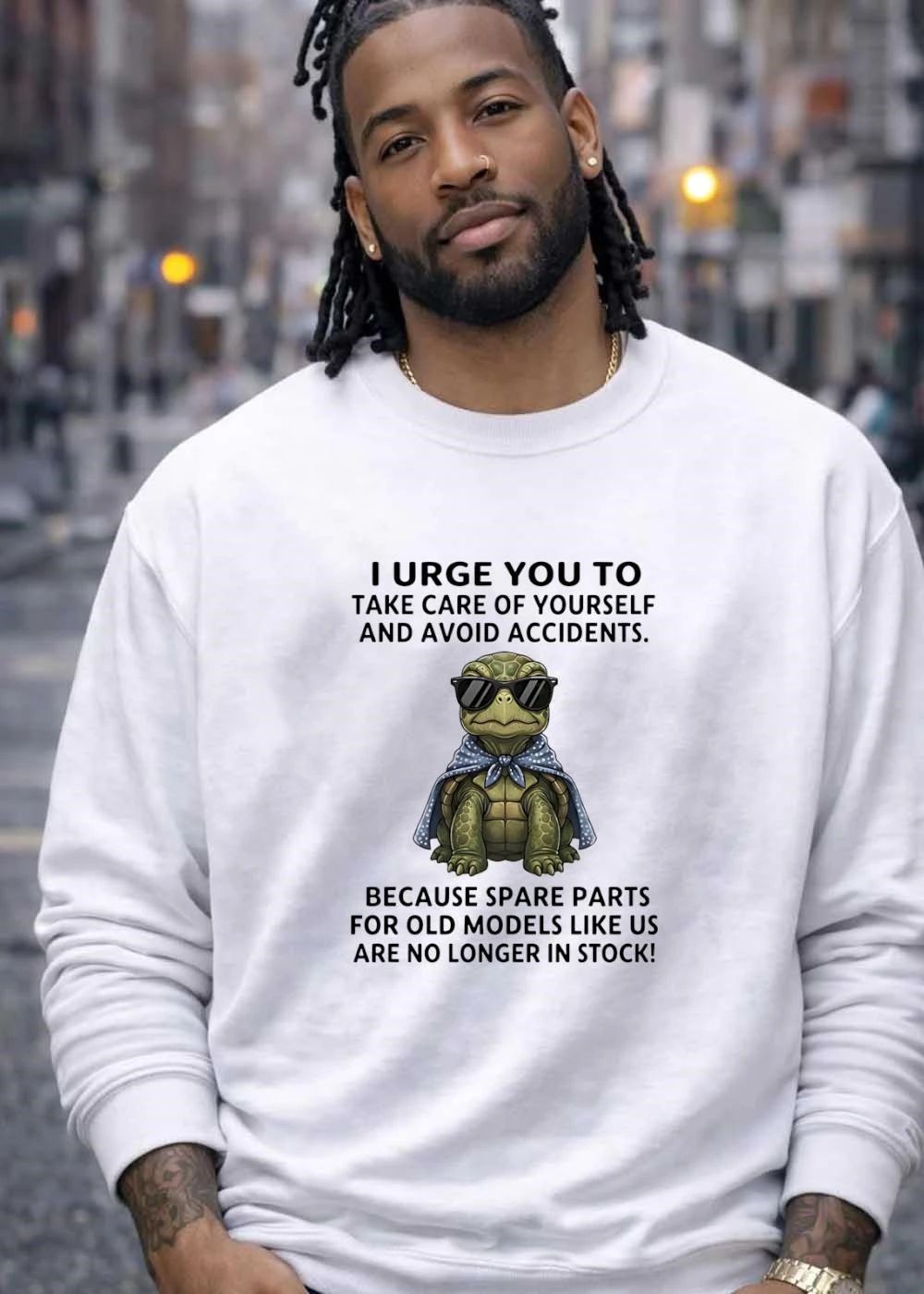Turtle Lover Take Care Avoid Accidents Spare Parts Old Models No Longer Stock T-Shirt