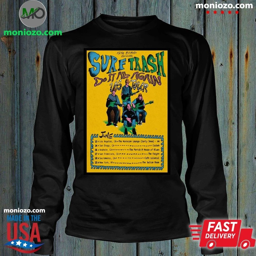 Original Surf Trash Do It All Again US Tour 2026 Poster Shirt – Best Gift for Music Fans
