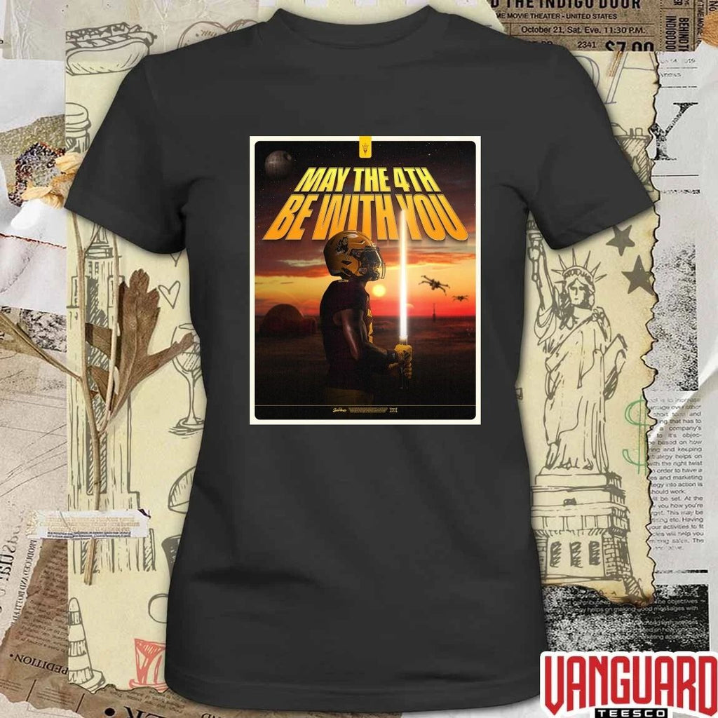 Arizona State Sun Devil Football 2026 May The 4th Be With You Poster t-shirt