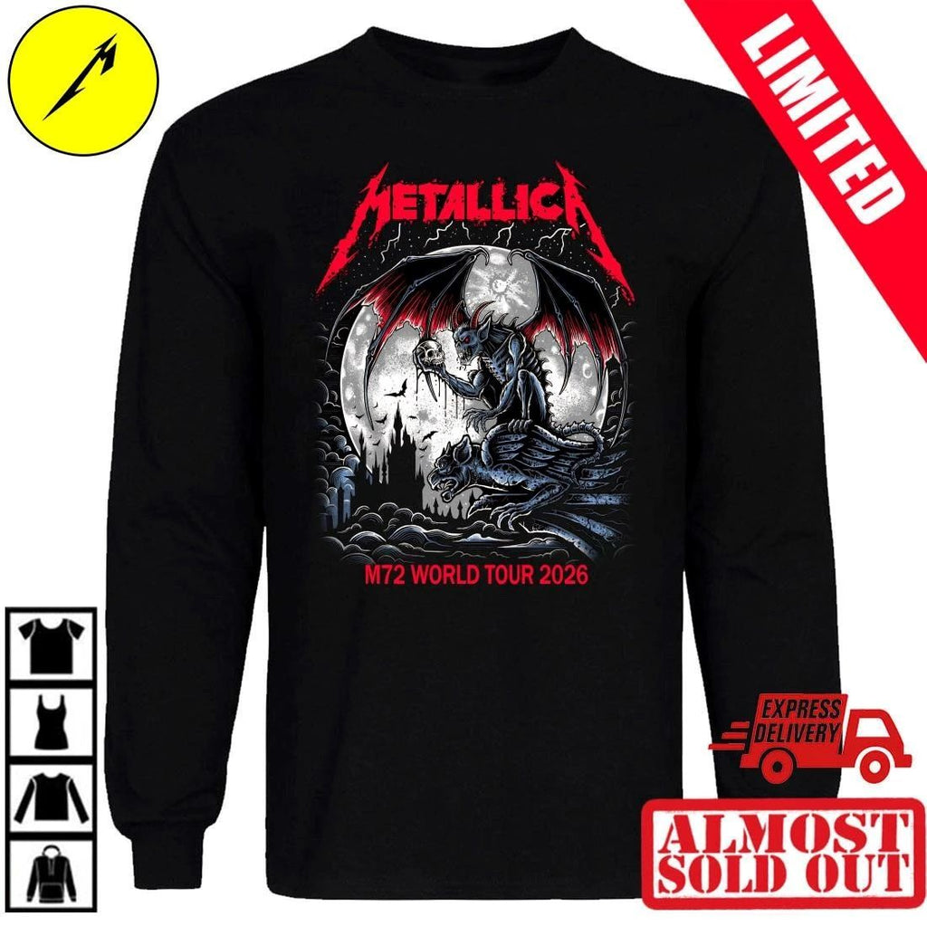 Metallica Bologna Italy June 3 2026 Stadio Renato Dall’Ara Official Pop-Up Shop T-Shirt
