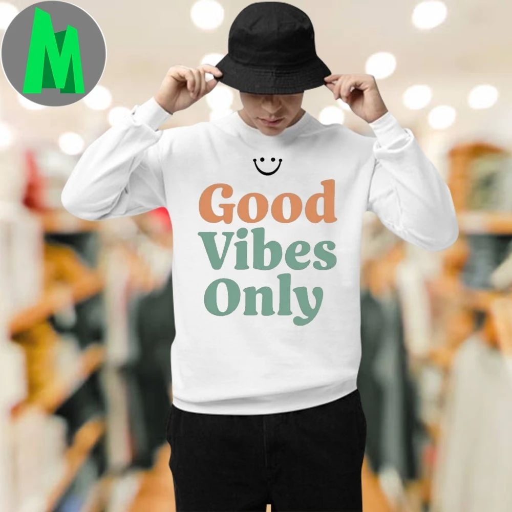 Good vibes only Retro Aesthetic Shirt