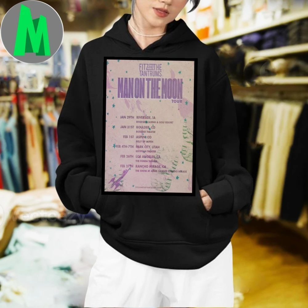 Fitz And The Tantrums The Man On The Moon Tour 2026 Poster Shirt