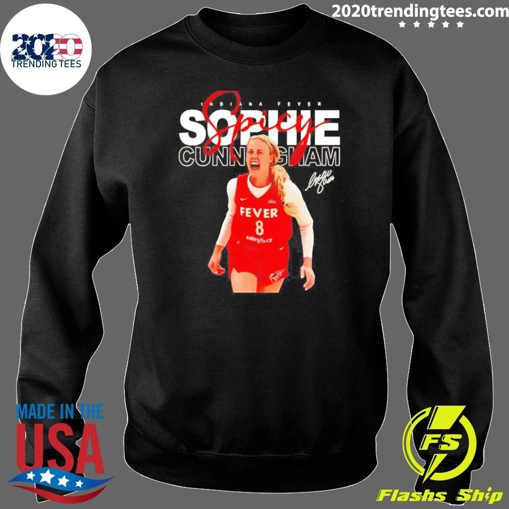 Sophie Cunningham Indiana Fever Basketball Player Screaming Shirt
