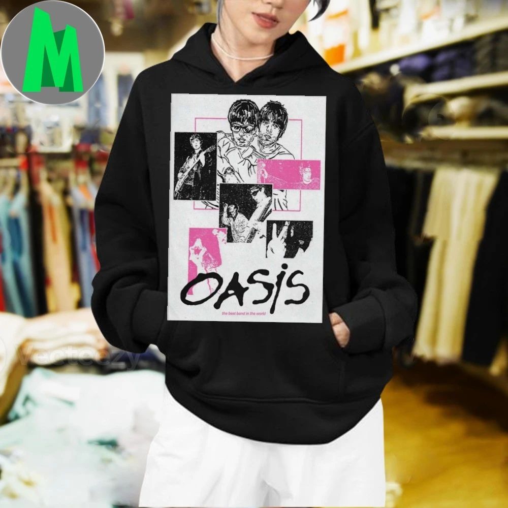 Original Oasis The Best Band In The World Poster Shirt