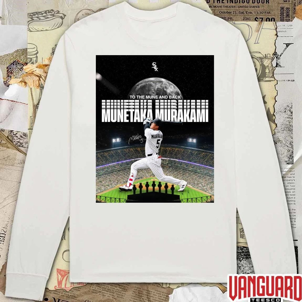 Chicago White Sox Munetaka Murakami 2026 To The Mune And Back Signature Poster t-shirt