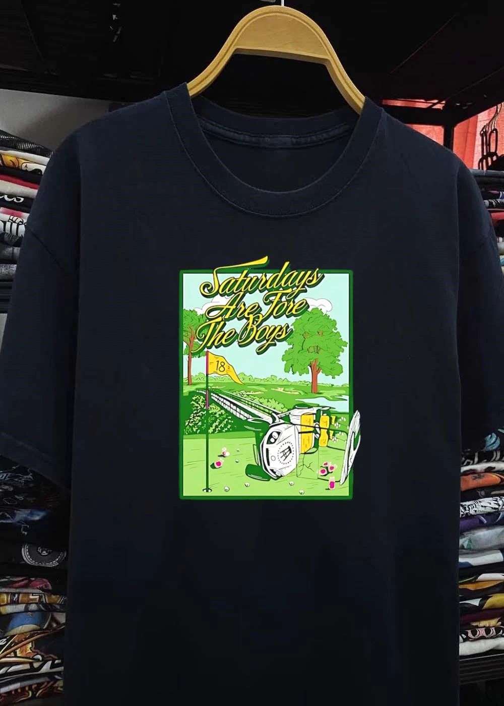Barstool Sports Apparel, Golf Cart Accident, Saturdays Are Fore the Boys, Barstool Sports T-Shirt