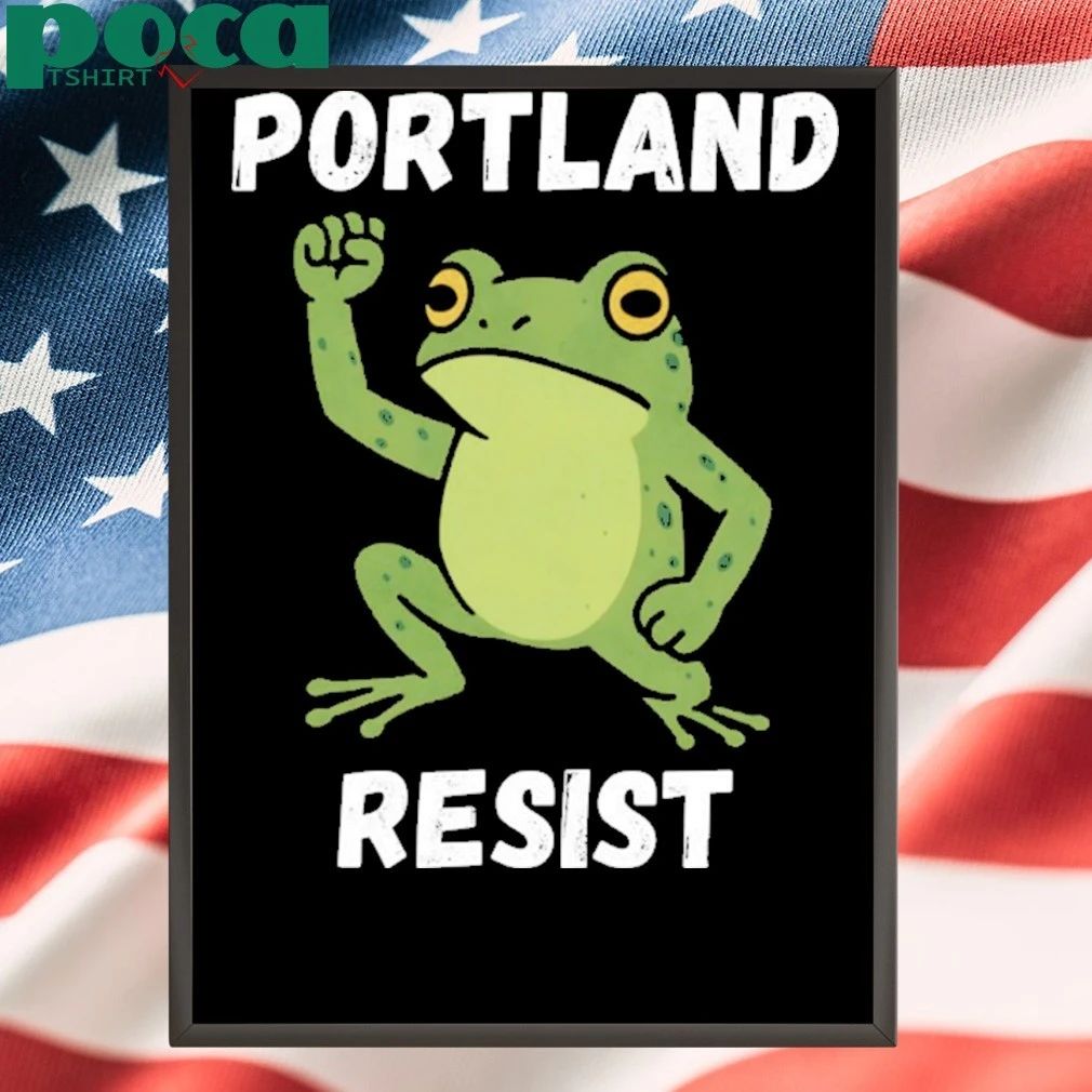 Portland Frog Stay Strong Portland Resist T-shirt