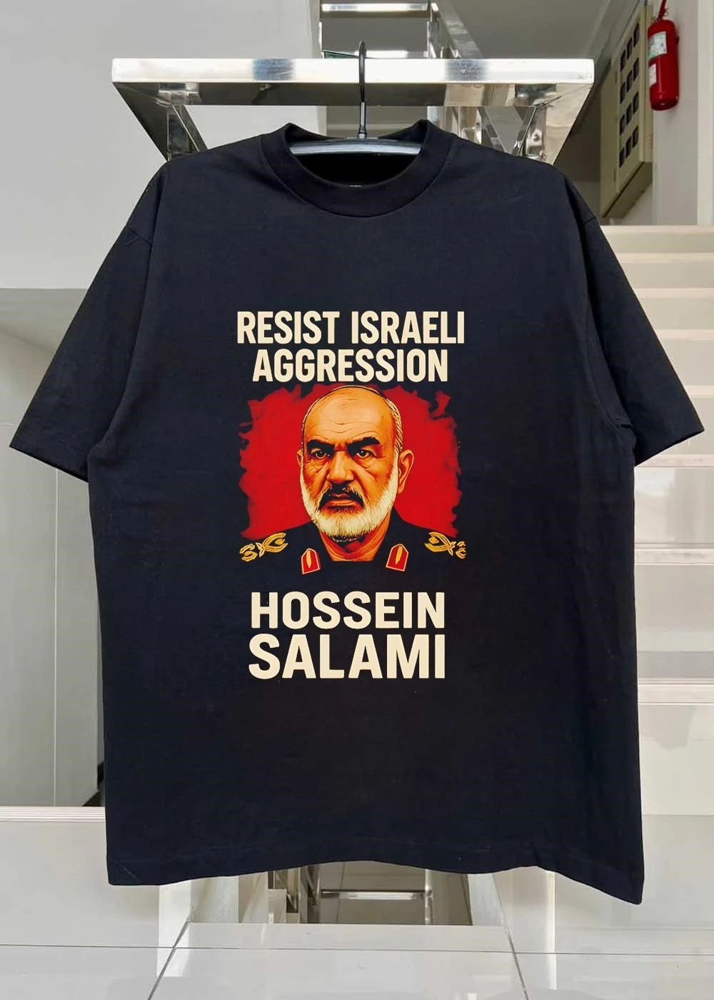 Resist Israeli Aggression Hossein Salami Tribute Shirt Iran Patriotic Memorial shirt