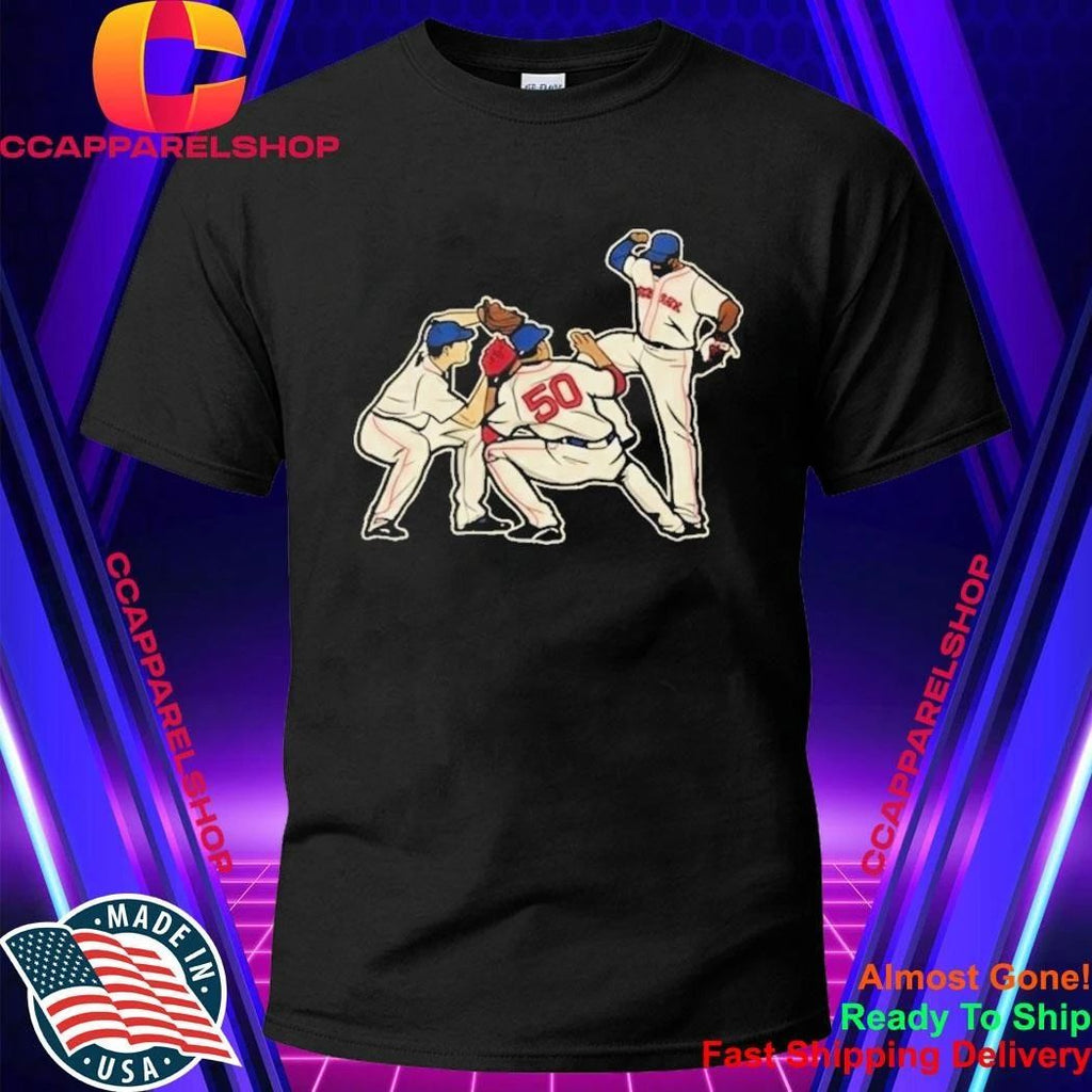 Red Sox Mookie Betts Jackie Bradley Jr Andrew Benintendi Win Dance Repeat Shirt