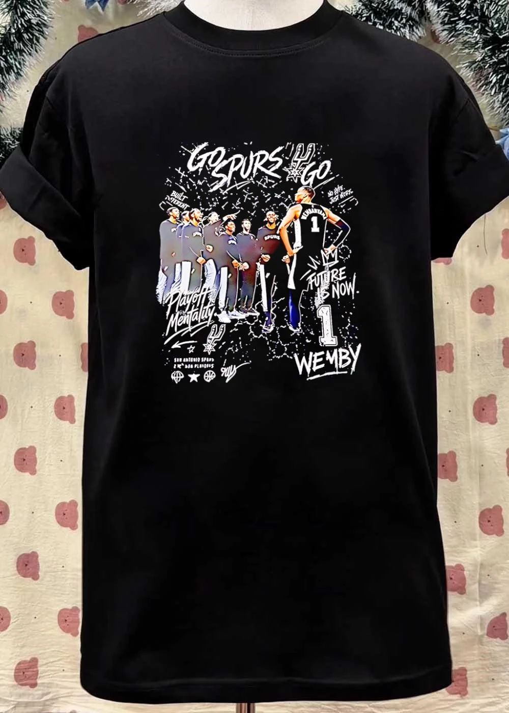 Built Different No Hype Just Work Future Is Now Wembanyama Wemby Spurs T-Shirt