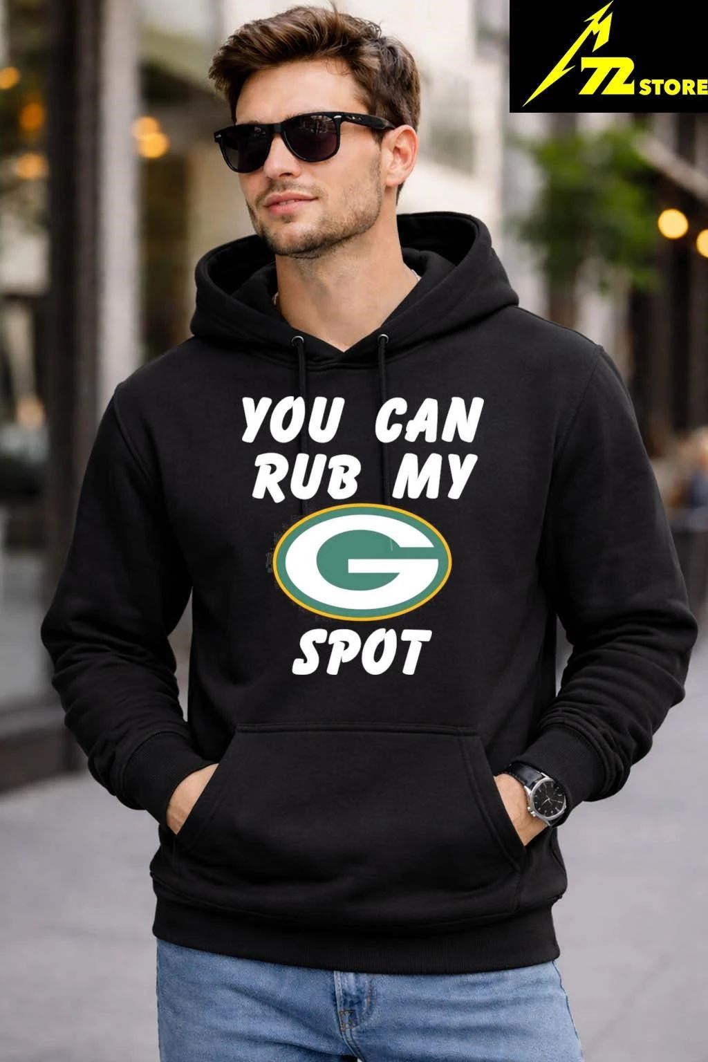 Green Bay Packer You Can Rub My Spot Shirt