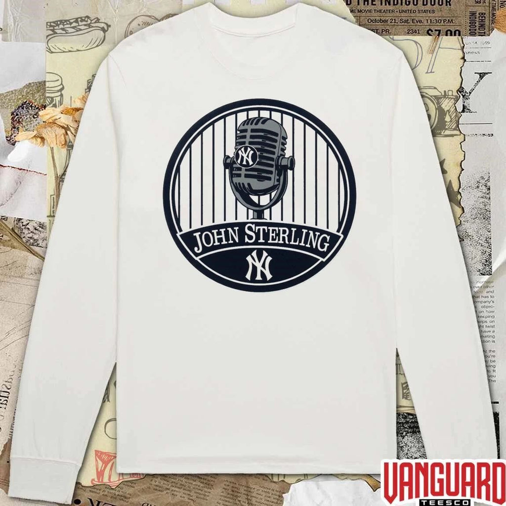 New York Yankees MLB John Sterling 2026 season Logo t-shirt