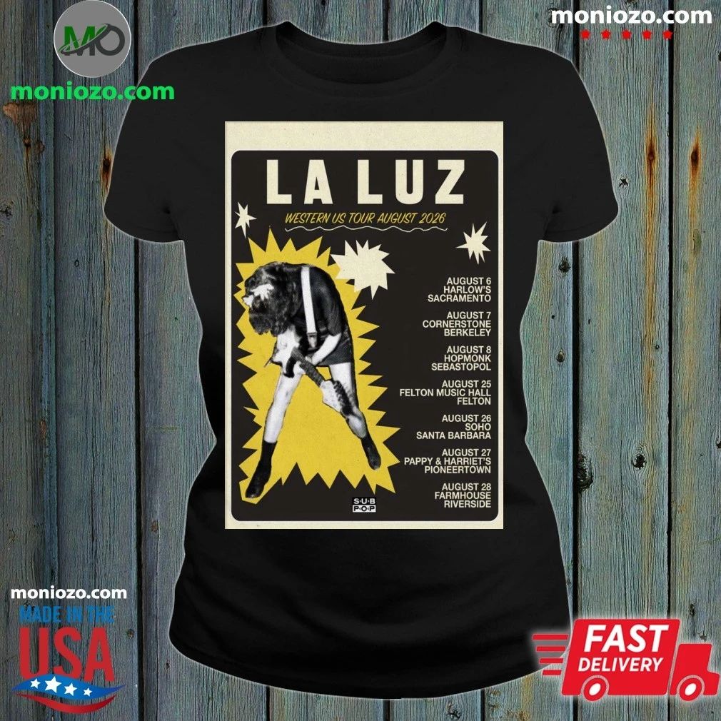 La Luz Western US Tour August 2026 Poster Shirt