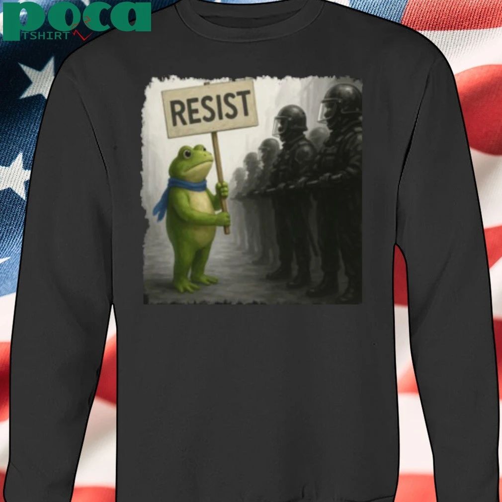 Portland Frog Rage Against The Machine Resist T-shirt
