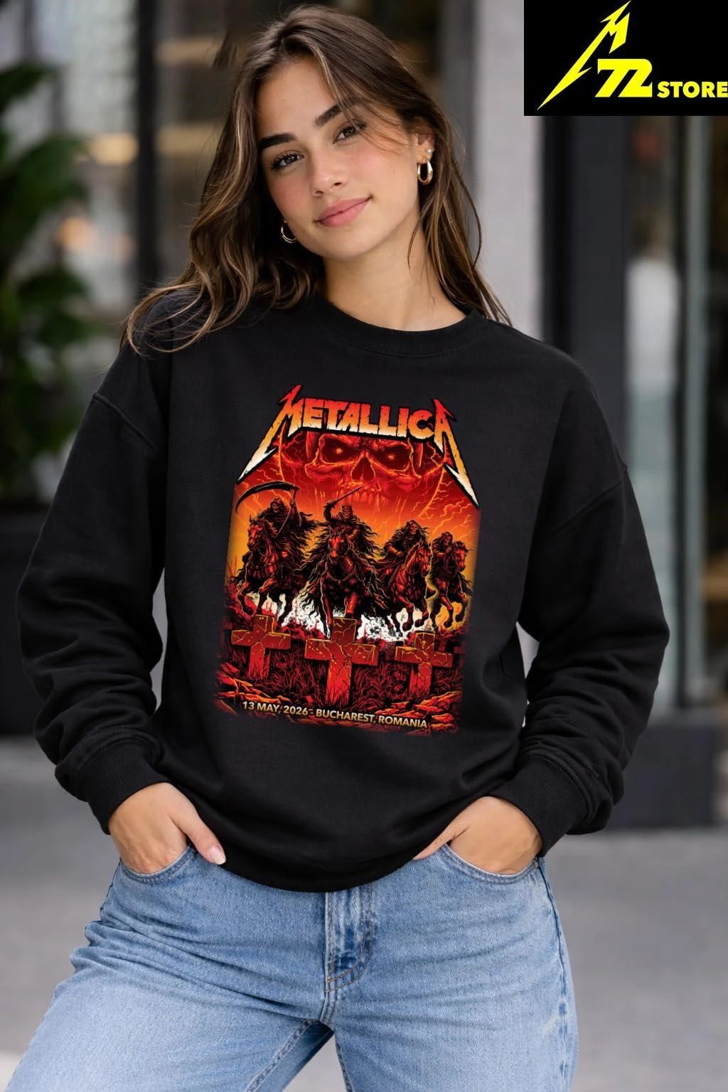 Metallica M72 World Tour Bucharest Romania On May 13 2026 Shirt