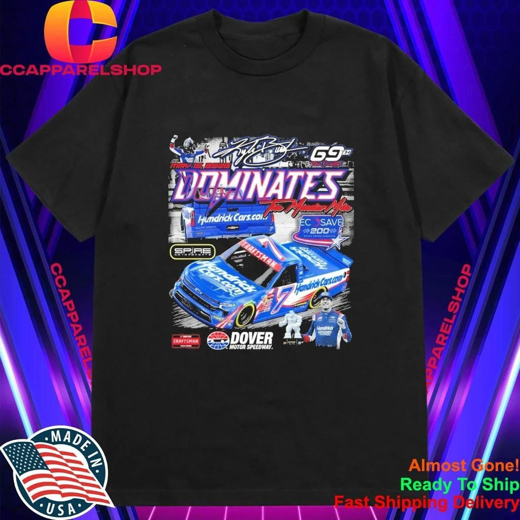 Kyle Busch 2026 Dover Truck Series Race Win Shirt