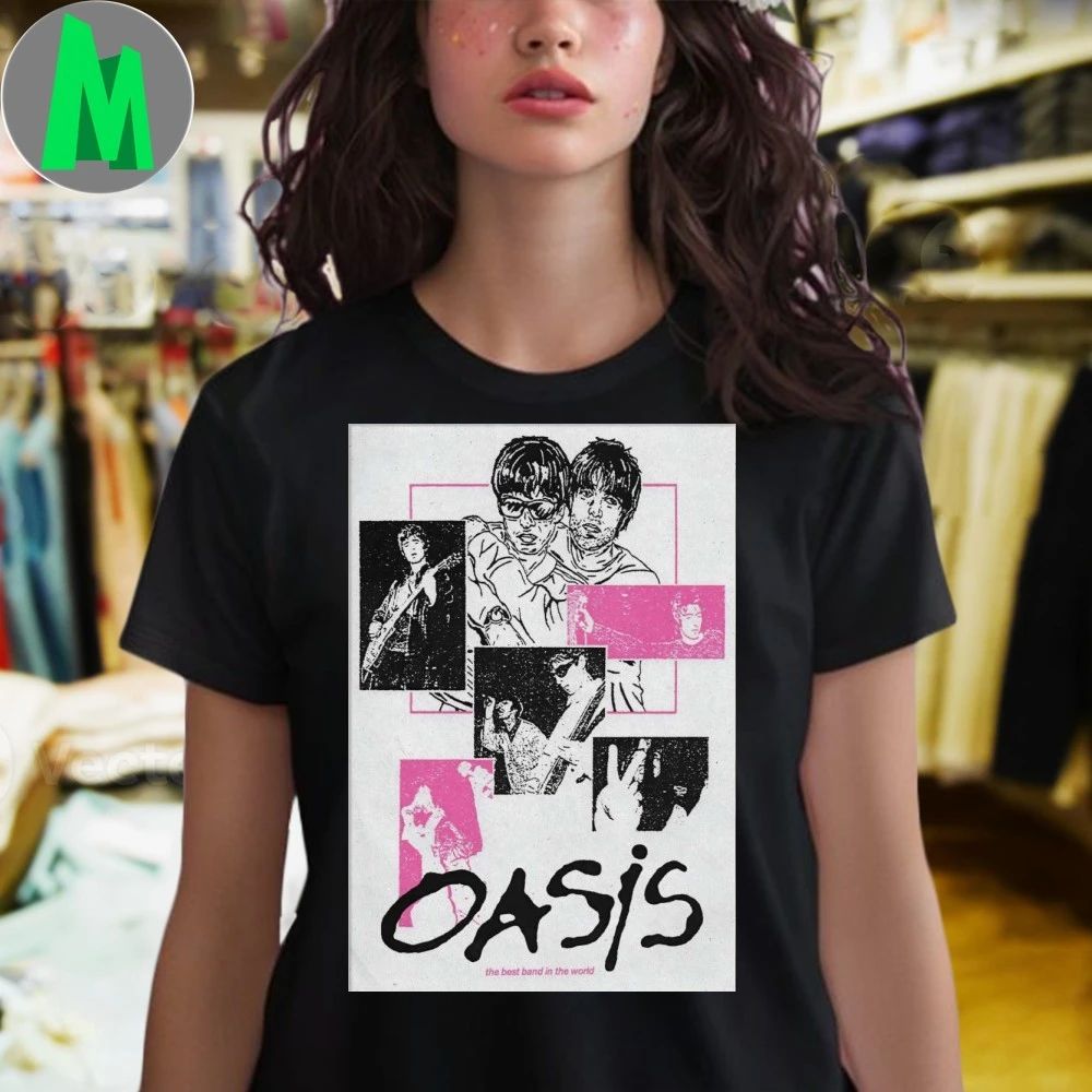 Original Oasis The Best Band In The World Poster Shirt