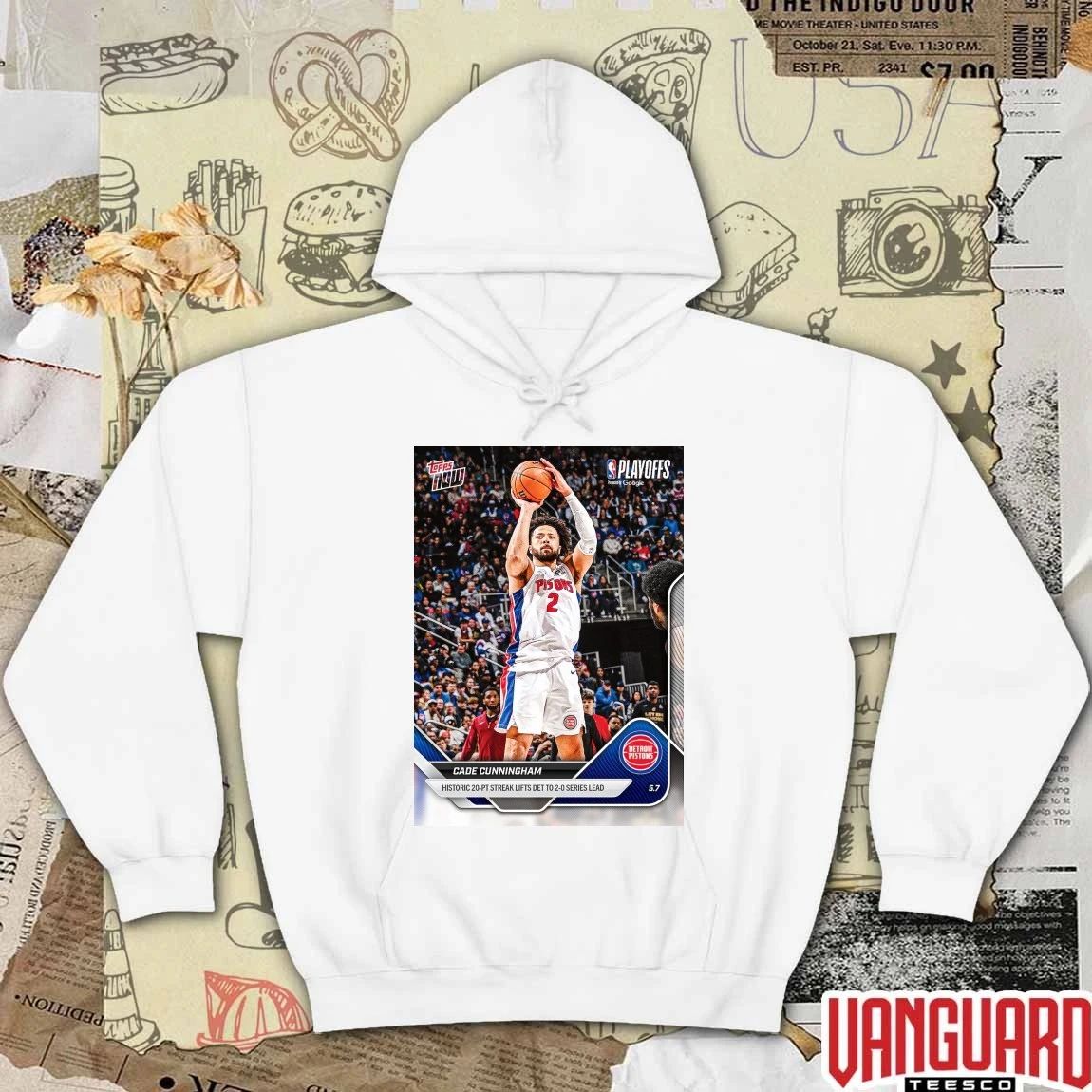 Cade Cunningham Historic 20-Pt Streak Lifts Det To 2-0 Series Lead – 2026 NBA Topps NOW t-shirt
