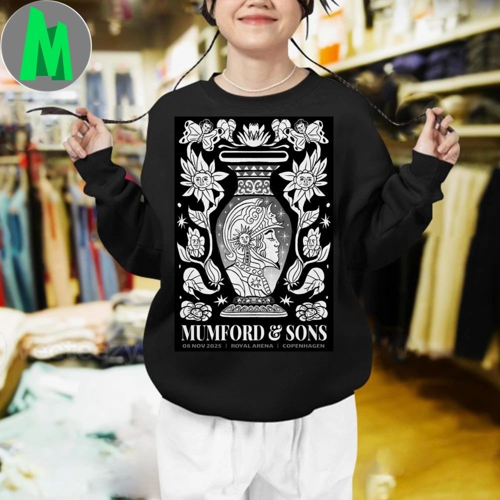 Mumford And Sons In Copenhagen Denmark On Nov 8 2025 Poster Shirt
