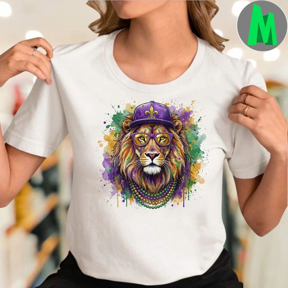 Lion Mardi Gras T-Shirt