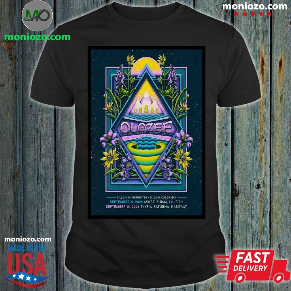 Original Clozee September 11-12 2026 Dillon CO Poster Shirt