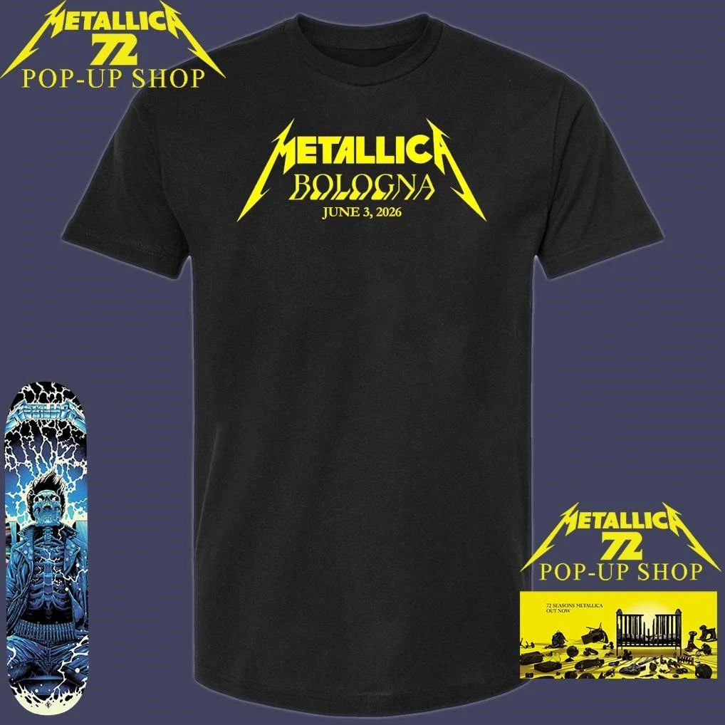 Metallica M72 Bologna 2026 Italy T-Shirt