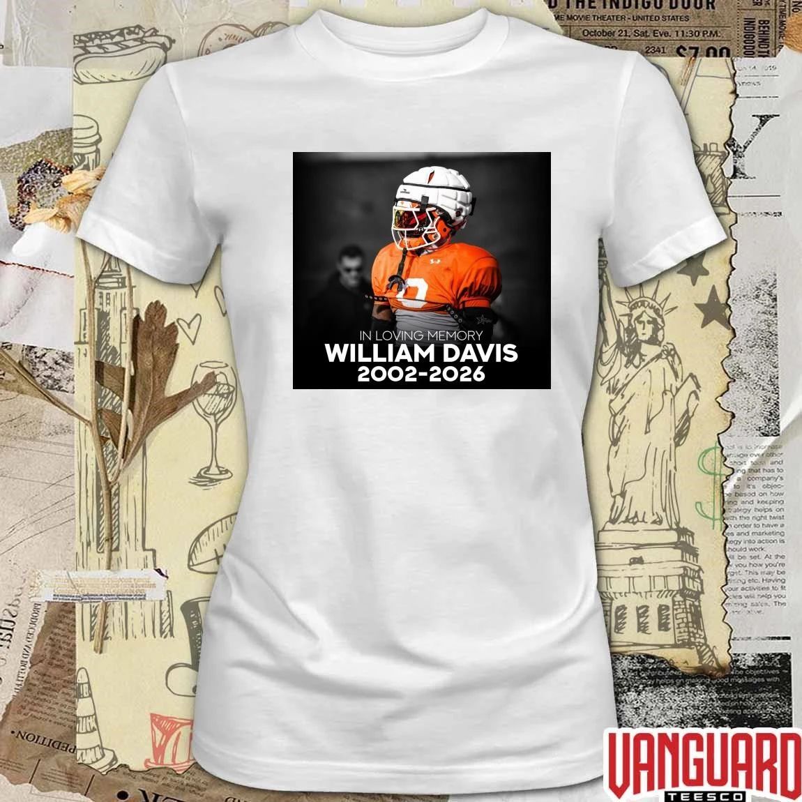 In Loving Memory William Davis 2002 – 2026 Texas Football Life Poster t-shirt