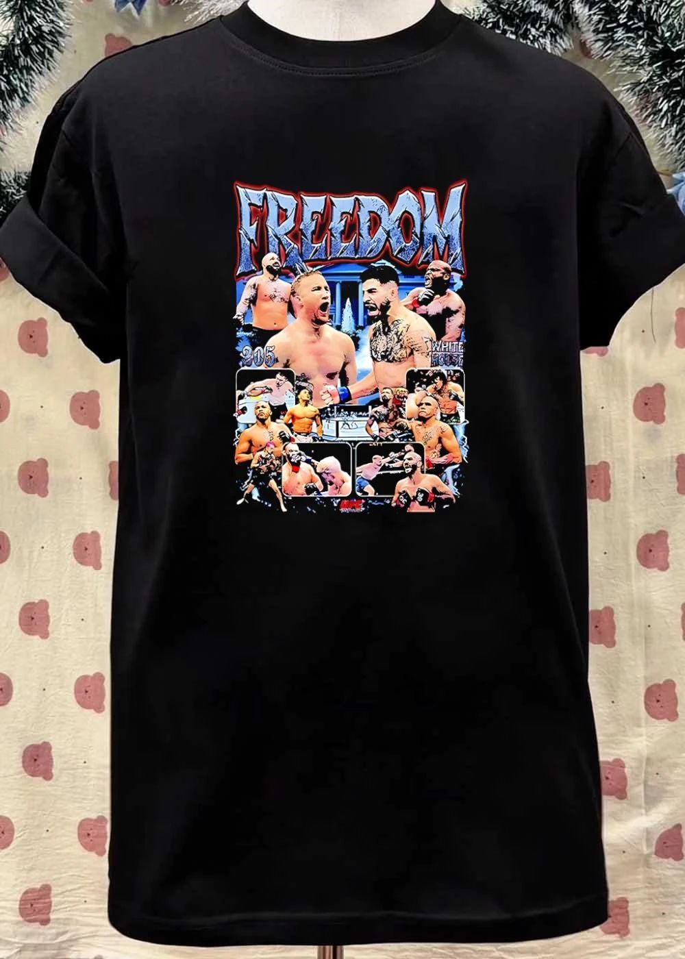 Freedom 205 White House UFC Mixed Martial Arts Fighters shirt