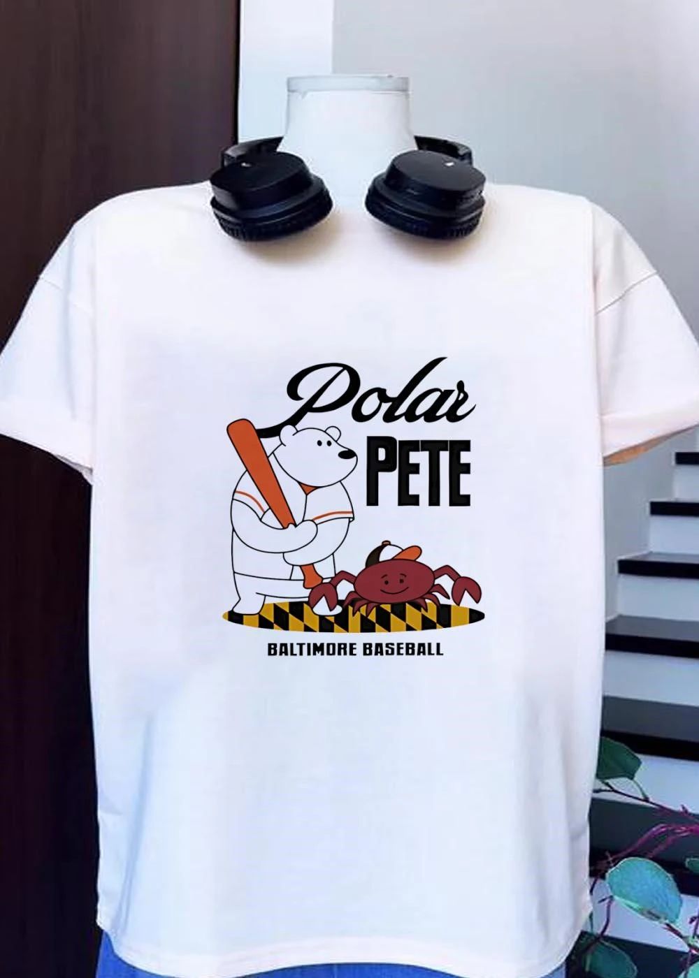 Polar Pete Baltimore Orioles MLB Polar PETE iPLAYERS BALTIMORE BASEBALL shirt