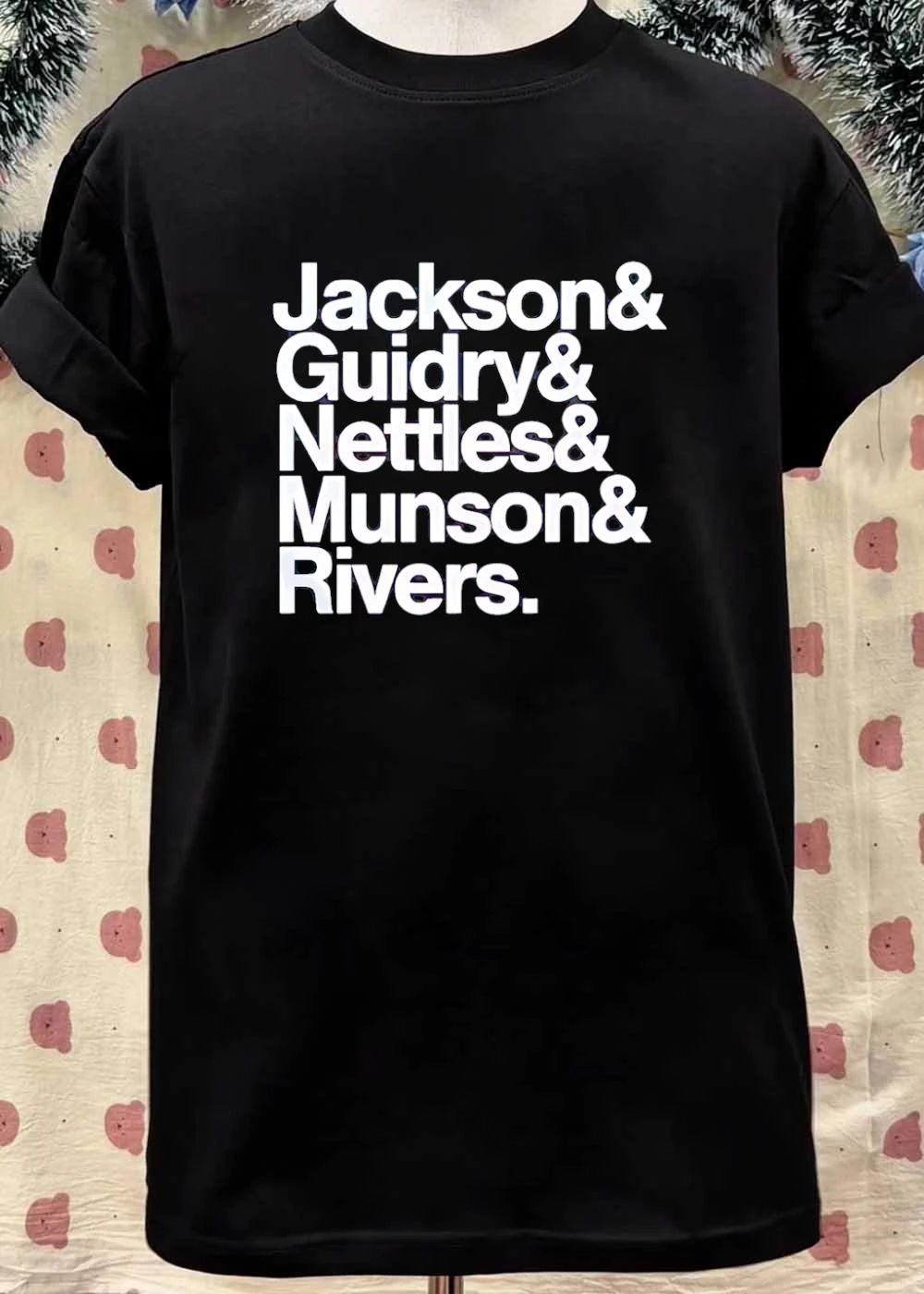 Jackson & Guidry & Nettles & Munson & Rivers New York Yankees Shirt