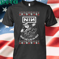 Funny Nin Santa Claus Surf Head Like A Ho Ho Hole Ugly Christmas Sweater