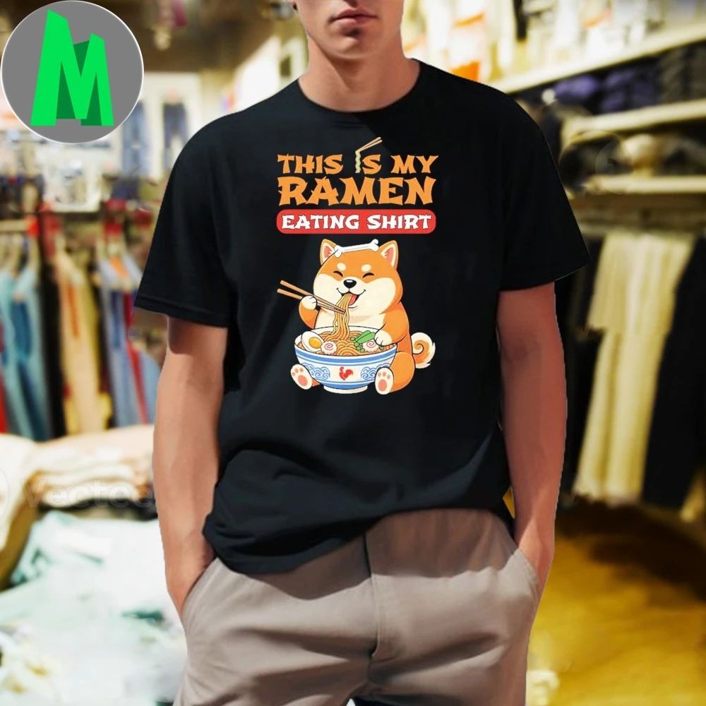 Ramen Eating Shirt Shiba Inu Shirt